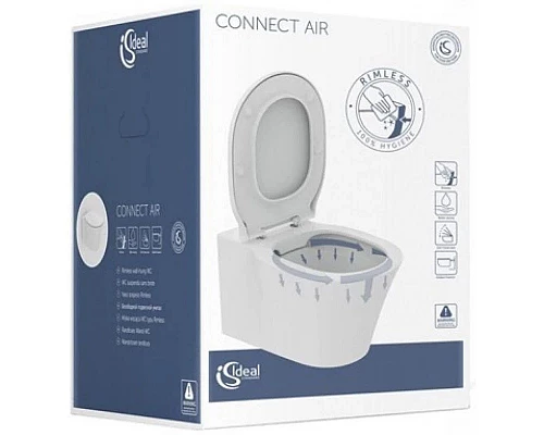 Заказать Комплект подвесной унитаз K819501 + система инсталляции  R020467 + R0115A6 Ideal Standard Prosys Connect Air K819501PAA6115 в магазине сантехники Santeh-Crystal.ru