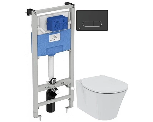 Заказать Комплект подвесной унитаз K819501 + система инсталляции  R020467 + R0115A6 Ideal Standard Prosys Connect Air K819501PAA6115 в магазине сантехники Santeh-Crystal.ru