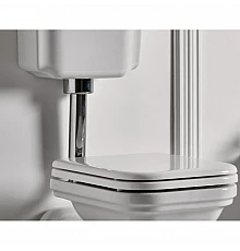 Сливная труба для низкого бачка хром Kerasan 757190