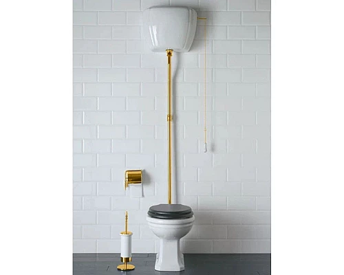 Купить Механизм слива для высокого бачка без трубы Globo Paestum BA013oro в магазине сантехники Santeh-Crystal.ru