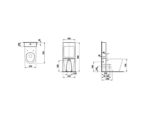 Заказать Бачок для унитаза Laufen Kartell by Laufen 8.2866.1.000.881.1 в магазине сантехники Santeh-Crystal.ru