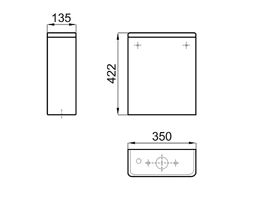 Купить Бачок для унитаза Noken Urban-C N369225483 в магазине сантехники Santeh-Crystal.ru