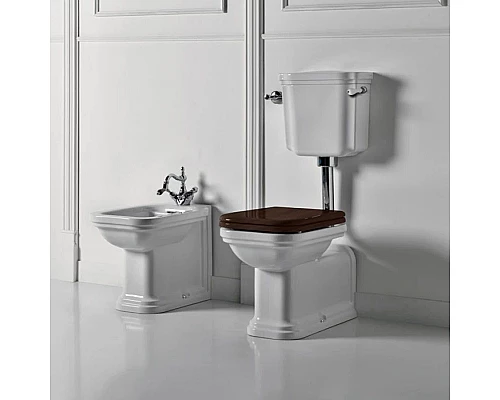 Купить Бачок низкий с боковым отверстием для ручки смыва Kerasan Waldorf 418301bi в магазине сантехники Santeh-Crystal.ru