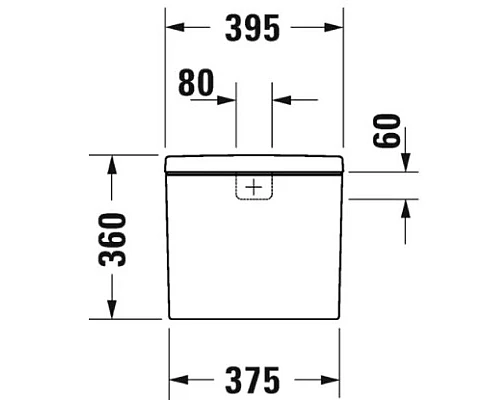 Заказать Бачок для унитаза Duravit D-Neo 0944000085 в магазине сантехники Santeh-Crystal.ru