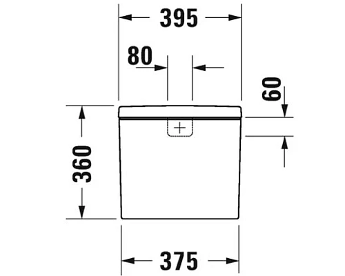 Заказать Бачок для унитаза Duravit D-Neo 0944000005 в магазине сантехники Santeh-Crystal.ru