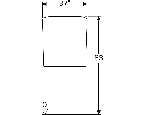 Купить Бачок для унитаза Geberit iCon Square 228950000 в магазине сантехники Santeh-Crystal.ru