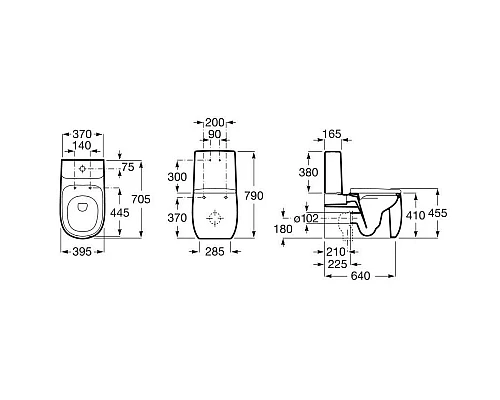 Заказать Бачок для унитаза Roca Beyond 3410B1630 в магазине сантехники Santeh-Crystal.ru
