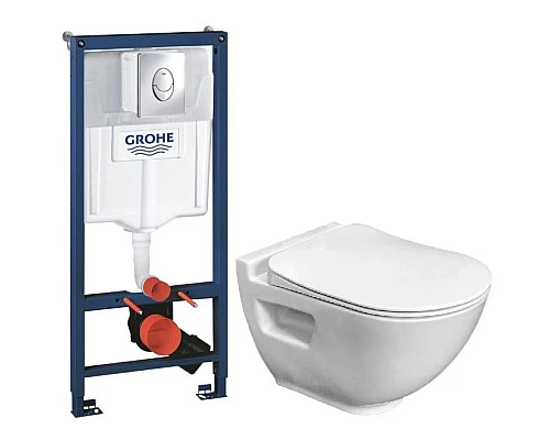 Заказать Комплект подвесной унитаз Bien Harmony HRKA052N2VP0W3000 + система инсталляции Grohe 38721001 в магазине сантехники Santeh-Crystal.ru