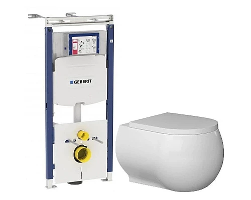 Купить Комплект подвесной унитаз Bien Flash FLKA052N1VP0W3000 + система инсталляции Geberit 111.362.00.5 в магазине сантехники Santeh-Crystal.ru