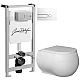Приобрести Комплект подвесной унитаз Bien Flash FLKA052N1VP0W3000 + система инсталляции Jacob Delafon E5504-NF + E4326-00 в магазине сантехники Santeh-Crystal.ru