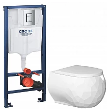 Комплект подвесной унитаз Bien Pent PNKA052N1VP0W3000 + система инсталляции Grohe 38772001