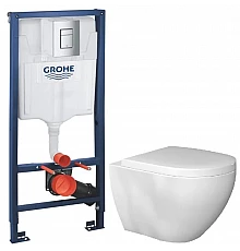 Комплект подвесной унитаз Bien Dune DNKA052N1VP0W3000 + система инсталляции Grohe 38772001