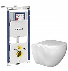 Комплект подвесной унитаз Bien Dune DNKA052N1VP0W3000 + система инсталляции Geberit 111.362.00.5