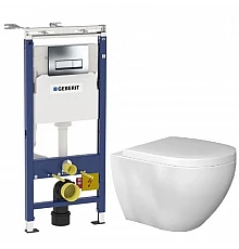 Комплект подвесной унитаз Bien Dune DNKA052N1VP0W3000 + система инсталляции Geberit 458.125.21.1