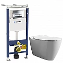 Комплект подвесной унитаз Bien Mineral MNKA052N1VP0W3000 + система инсталляции Geberit 458.125.21.1 Комплект подвесной унитаз Bien Mineral MNKA052N1VP0W3000 + система инсталляции Geberit 458.125.21.1