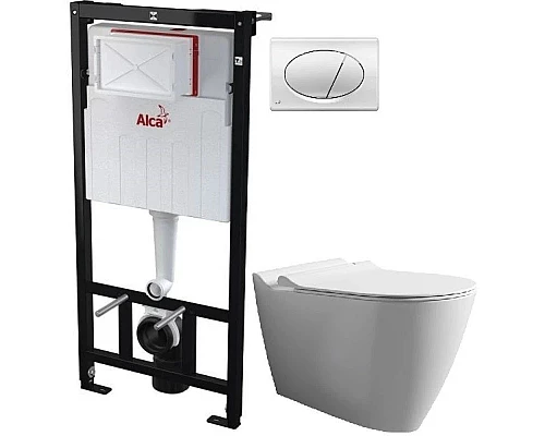 Купить Комплект подвесной унитаз Bien Mineral MNKA052N1VP0W3000 + система инсталляции AlcaPlast AM101/11203:1RUSSETM71 в магазине сантехники Santeh-Crystal.ru