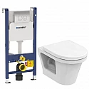 Комплект подвесной унитаз Toto CF CW132Y#NW1 + VC130 + система инсталляции Geberit 458.124.21.1 Комплект подвесной унитаз Toto CF CW132Y#NW1 + VC130 + система инсталляции Geberit 458.124.21.1