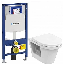 Комплект подвесной унитаз Toto CF CW132Y#NW1 + VC130 + система инсталляции Geberit 111.300.00.5
