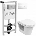 Комплект подвесной унитаз Toto CF CW132Y#NW1 + VC130 + система инсталляции Jacob Delafon E5504-NF + E4326-00 Комплект подвесной унитаз Toto CF CW132Y#NW1 + VC130 + система инсталляции Jacob Delafon E5504-NF + E4326-00