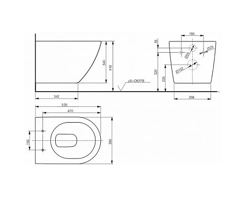 Заказать Комплект подвесной унитаз Toto NC CW762Y + VC100N + система инсталляции Geberit 458.124.21.1 в магазине сантехники Santeh-Crystal.ru