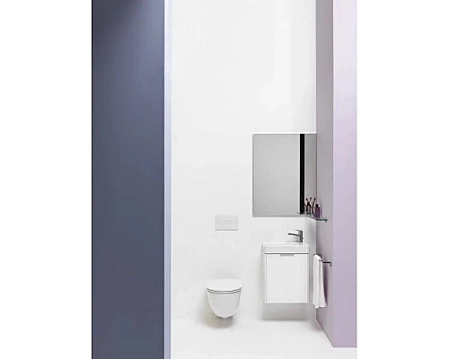 Заказать Комплект подвесной унитаз Laufen Pro 8.2096.6.000.000.1 + 8.9896.6.000.000.1 + система инсталляции Jacob Delafon E5504-NF + E4326-CP в магазине сантехники Santeh-Crystal.ru