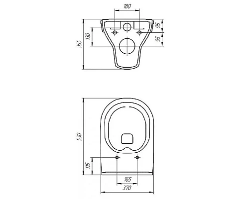 Приобрести Комплект подвесной унитаз Cersanit City MZ-CITY-COn-S-DL + система инсталляции Grohe 38772001 в магазине сантехники Santeh-Crystal.ru