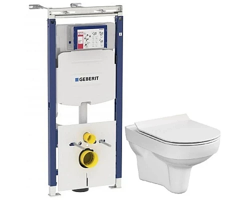 Приобрести Комплект подвесной унитаз Cersanit City MZ-CITY-COn-S-DL + система инсталляции Geberit 111.362.00.5 в магазине сантехники Santeh-Crystal.ru