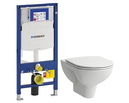 Приобрести Комплект подвесной унитаз Laufen Pro 8.2095.0.000.000.1 + 8.9896.6.000.000.1 + система инсталляции Geberit 111.300.00.5 в магазине сантехники Santeh-Crystal.ru