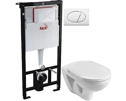 Заказать Комплект подвесной унитаз Santek Бореаль 1.WH30.2.205 + система инсталляции AlcaPlast AM101/11203:1RUSSETM70 в магазине сантехники Santeh-Crystal.ru