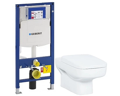 Купить Комплект подвесной унитаз Creavit Sphinx SP320-11CB00E-0000 + KC1803.01.0000E + система инсталляции Geberit 111.300.00.5 в магазине сантехники Santeh-Crystal.ru