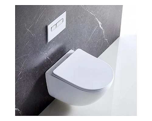 Заказать Комплект подвесной унитаз BelBagno Amanda BB051CHR + BB051SC + система инсталляции Jacob Delafon E29025-NF + E29026-01R в магазине сантехники Santeh-Crystal.ru