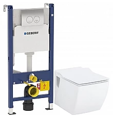 Комплект подвесной унитаз Creavit Trend TP324-11CB00E-0000 + KC2303.01.0000E + система инсталляции Geberit 458.124.21.1