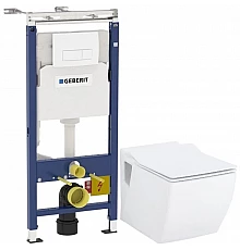 Комплект подвесной унитаз Creavit Trend TP324-11CB00E-0000 + KC2303.01.0000E + система инсталляции Geberit 458.125.11.1
