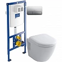 Комплект подвесной унитаз Toto NC CW762Y + VC100N + система инсталляции Villeroy & Boch 92246100 + 92249061