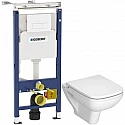 Комплект подвесной унитаз Vitra S20 5507B003-0101 + 77-003-009 + система инсталляции Geberit 458.125.11.1