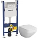 Приобрести Комплект подвесной унитаз Am.Pm Inspire 2.0 C50A1700SC + система инсталляции Geberit 458.124.21.1 в магазине сантехники Santeh-Crystal.ru