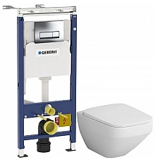 Комплект подвесной унитаз Am.Pm Inspire 2.0 C50A1700SC + система инсталляции Geberit 458.125.21.1