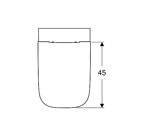 Приобрести Комплект подвесной унитаз Geberit Smyle Square 500.683.01.1 + система инсталляции Jacob Delafon E5504-NF + E4316-CP в магазине сантехники Santeh-Crystal.ru