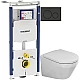 Купить Комплект подвесной унитаз Bien Moly MLKA052N1VP0W3000 + система инсталляции Geberit 111.362.00.5 + 115.882.DW.1 в магазине сантехники Santeh-Crystal.ru