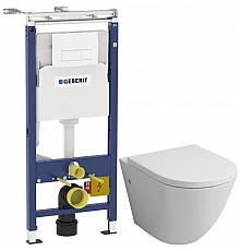 Комплект подвесной унитаз Grossman GR-4411 + система инсталляции Geberit 458.125.11.1