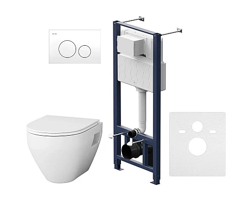 Приобрести Комплект подвесной унитаз + система инсталляции Am.Pm Spirit 2.0 Pro L IS49001.701738 в магазине сантехники Santeh-Crystal.ru