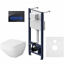 Комплект подвесной унитаз + система инсталляции Am.Pm Inspire 2.0 Touch Pro IS450A38.50A1700