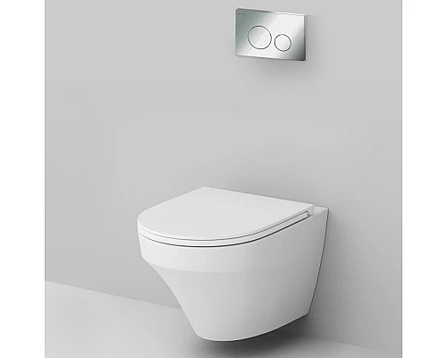Купить Комплект подвесной унитаз + система инсталляции Am.Pm Inspire Pro L IS49051.501700 в магазине сантехники Santeh-Crystal.ru