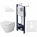 Комплект подвесной унитаз + система инсталляции Am.Pm Inspire Pro L IS49001.501700