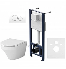 Комплект подвесной унитаз + система инсталляции Am.Pm Inspire Pro L IS49001.501700