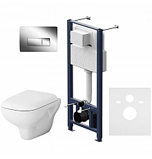 Комплект подвесной унитаз + система инсталляции Am.Pm Like Pro M IS48051.801700