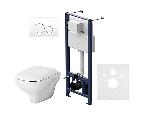 Приобрести Комплект подвесной унитаз + система инсталляции Am.Pm Like Pro L IS49001.801700 в магазине сантехники Santeh-Crystal.ru