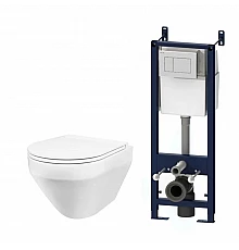 Комплект подвесной унитаз + система инсталляции Am.Pm Spirit IS301.701700