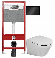 Комплект подвесной унитаз Bien Moly MLKA052N1VP0W3000 + система инсталляции Tece 9300302 + 9240407