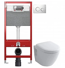 Комплект подвесной унитаз Toto NC CW762Y + VC100N + система инсталляции Tece 9300302 + 9240921